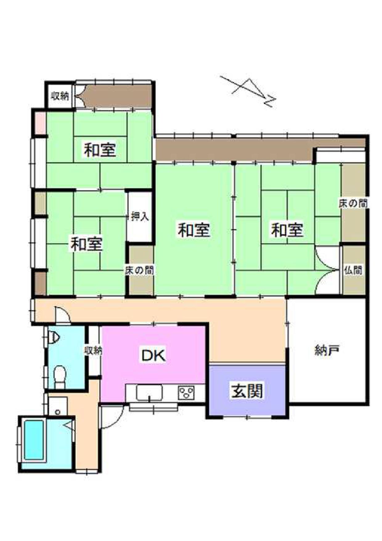 Floor plan for Furukawacho urban area