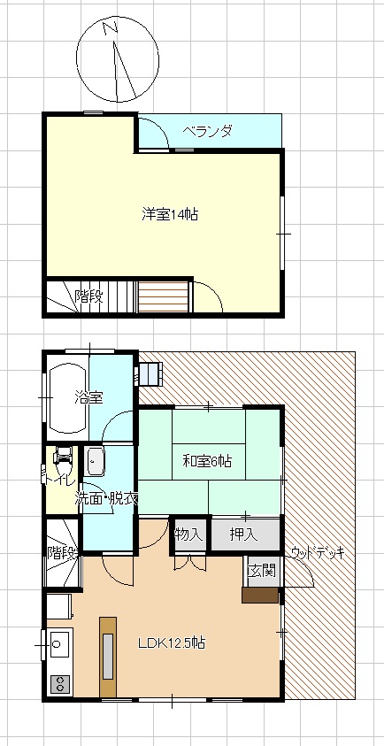 Floor plan for House in Oita