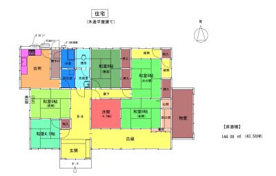 Floor plan for Empty home in Japan