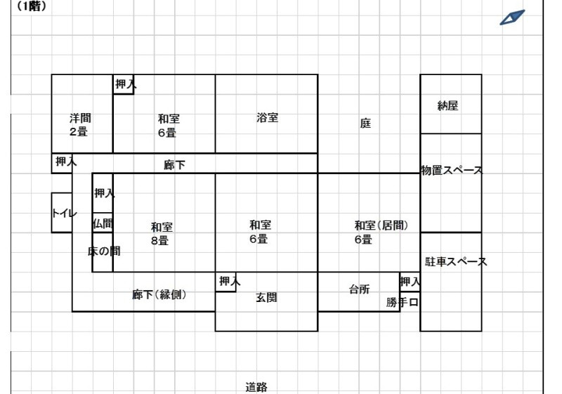 Floor plan for Wood house in Fukuoka