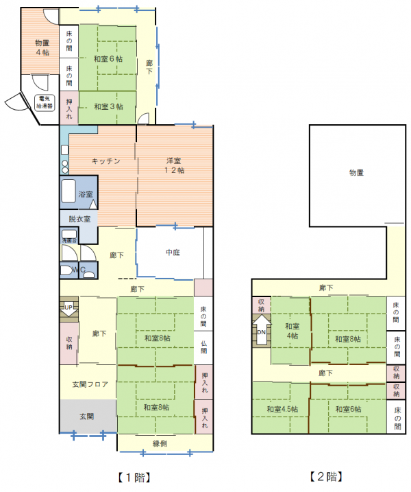 Floor plan for No.339 Togowachi (For Sale)