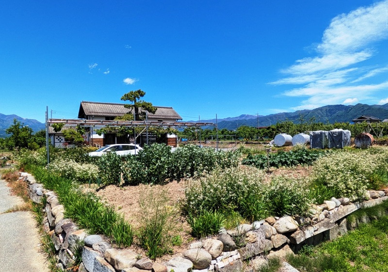 Wood house on a large plot in Yamanashi