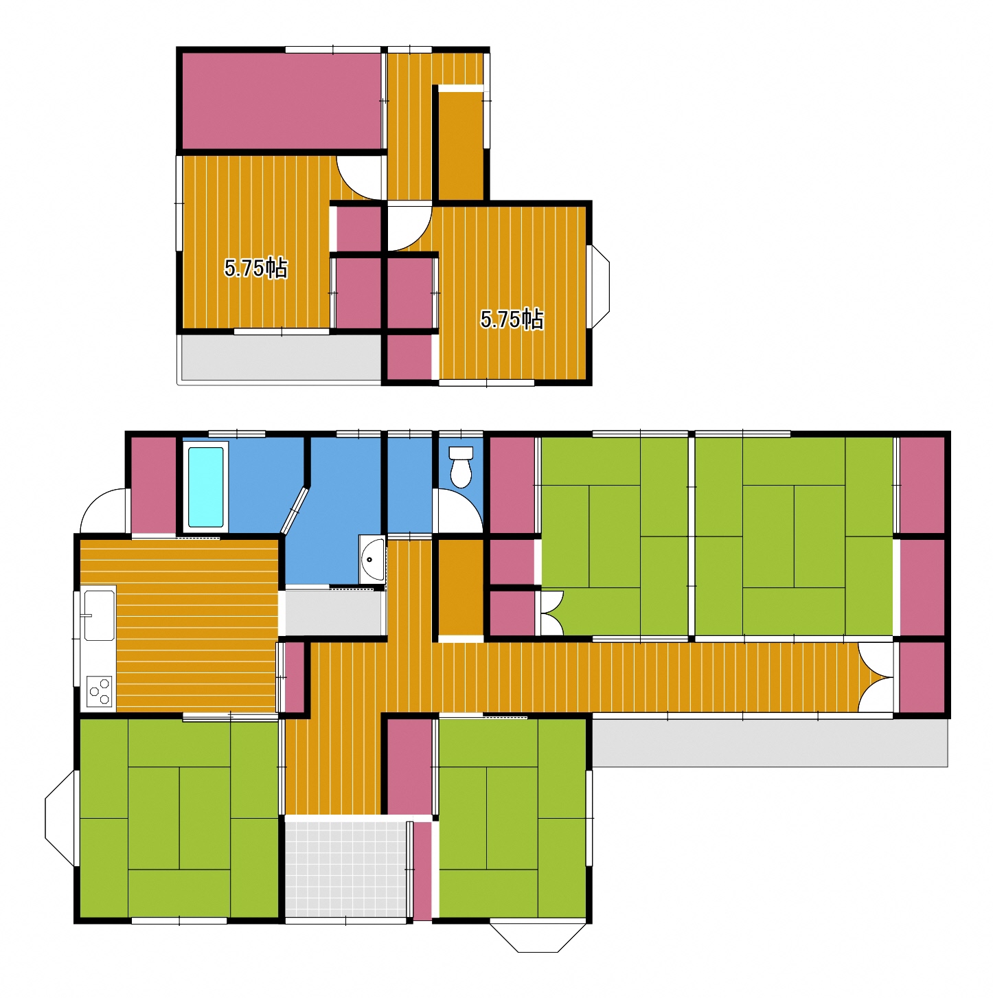 Floor plan for Empty home in Japan