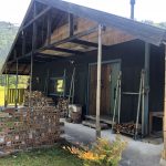 2010s wood house with storehouses in Miyama, Nantan