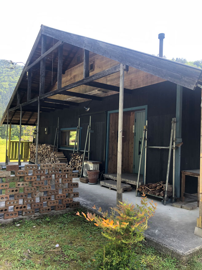 2010s wood house with storehouses in Miyama, Nantan