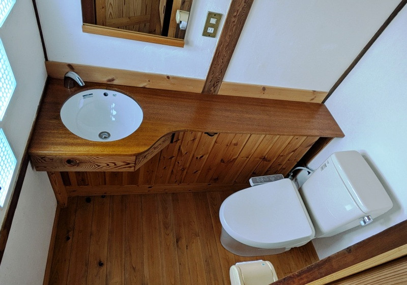 Wood house on a large plot in Yamanashi