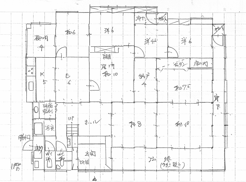 Floor plan for 2020s wood house in Ishikawa