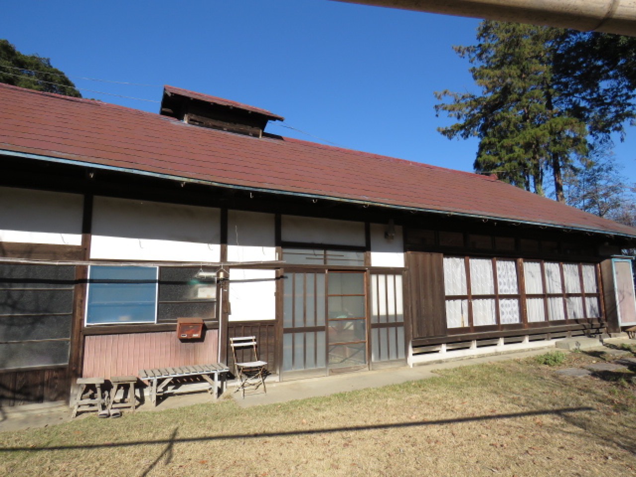 Wood house on a large plot in Tochigi