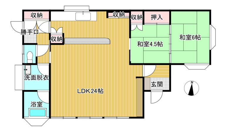 Floor plan for 1980s wood house on a large plot in Iwate