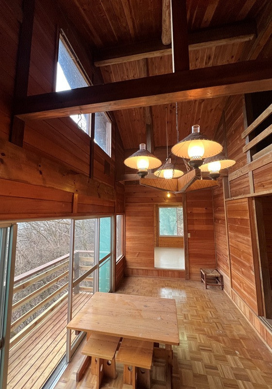 Wood house on a large plot in Nagano
