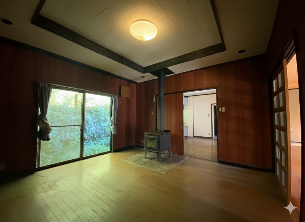 1980s wood house on a large plot in Yamaguchi