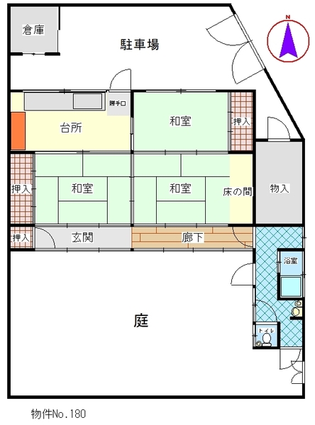 Floor plan for Property No. 188