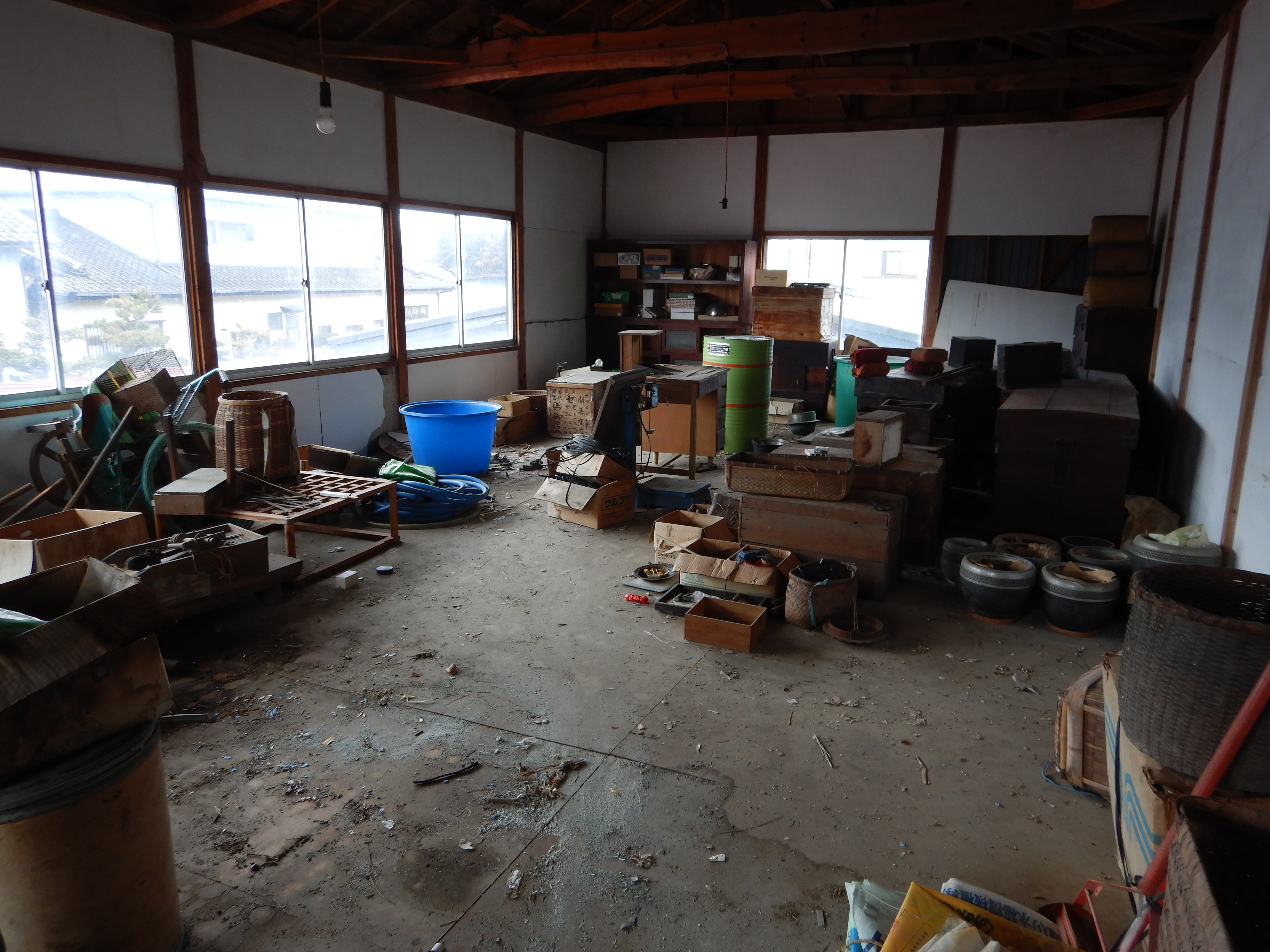 1970s wood house on a large plot in Fukushima