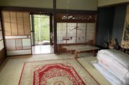 Wood house on a large plot in Tokushima