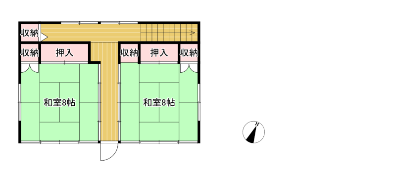 Floor plan for 1970s wood house in Iwate