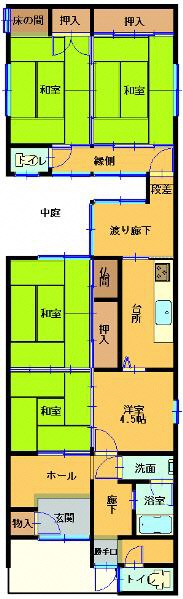 Floor plan for Wood house in Shiga