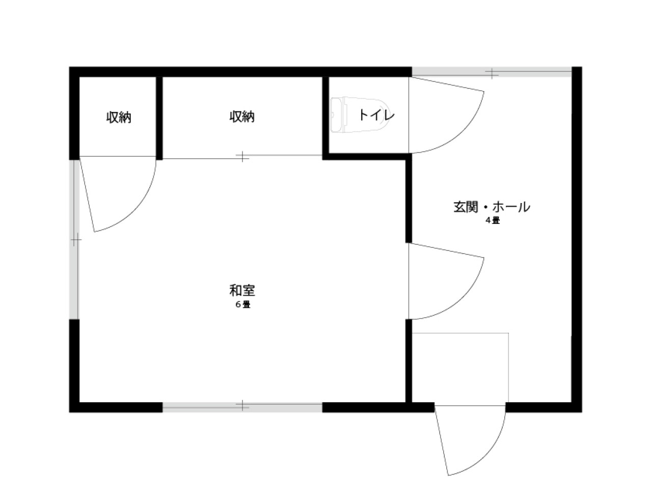 Floor plan for 1980s wood house in Tochigi