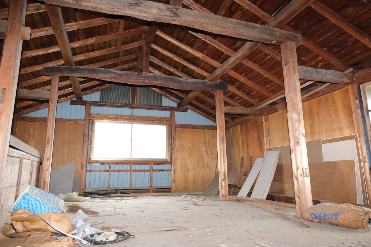 Wood house on a large plot in Yamagata
