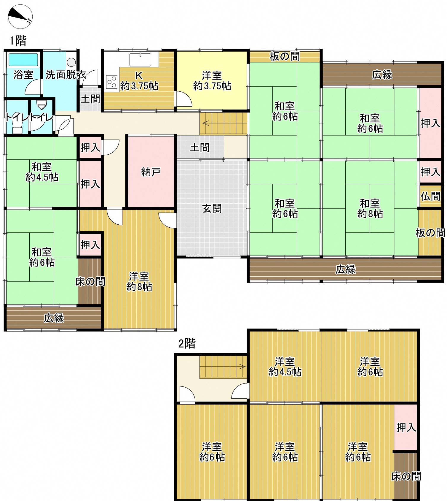 Floor plan for Wood house in Ayabe, Kyoto, farmland, approval needed