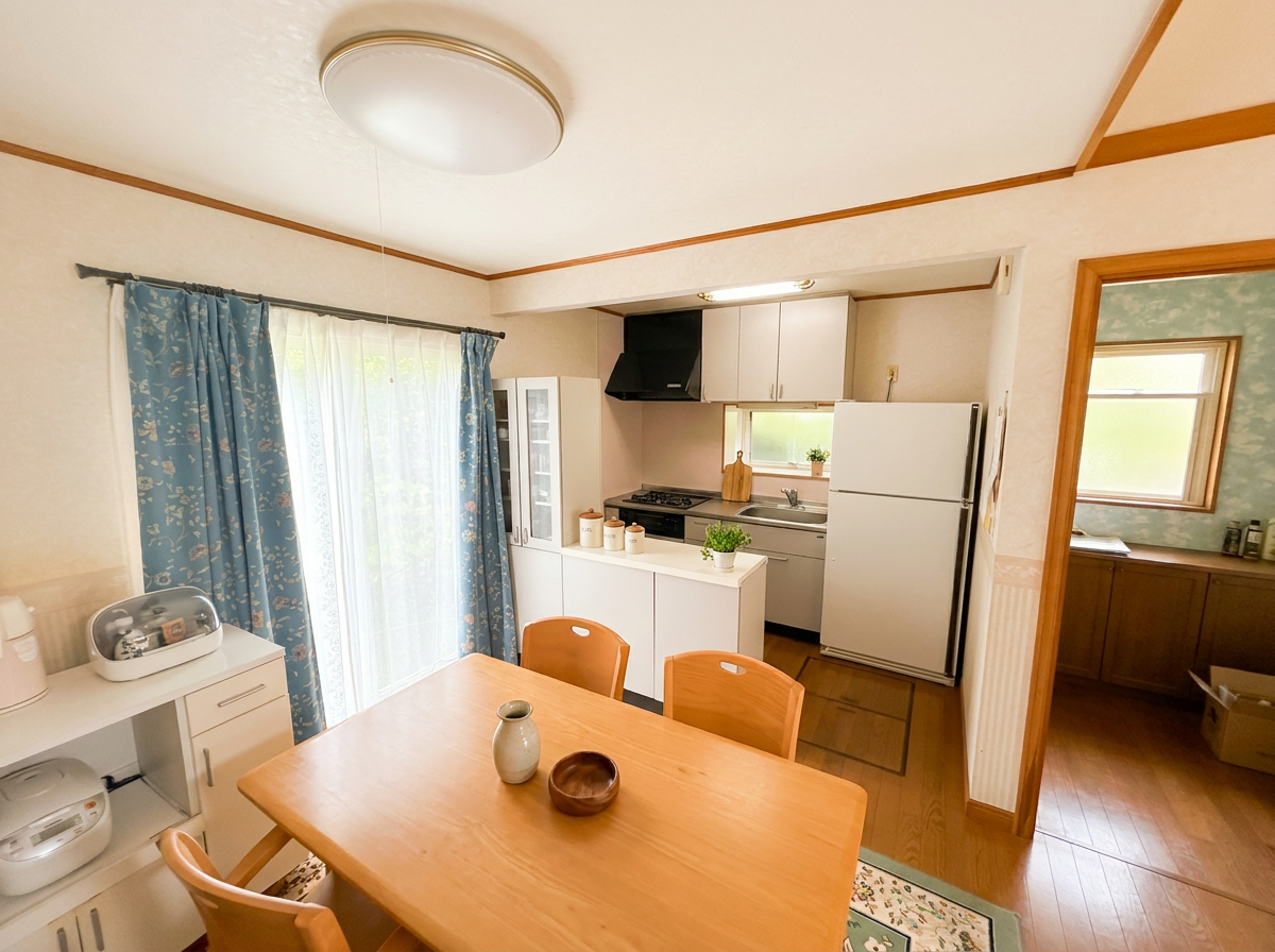 2000s wood house on a large plot in Nagano