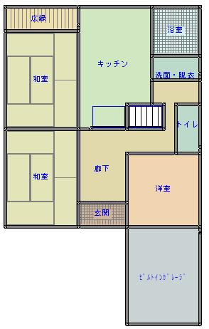 Floor plan for House in Kochi