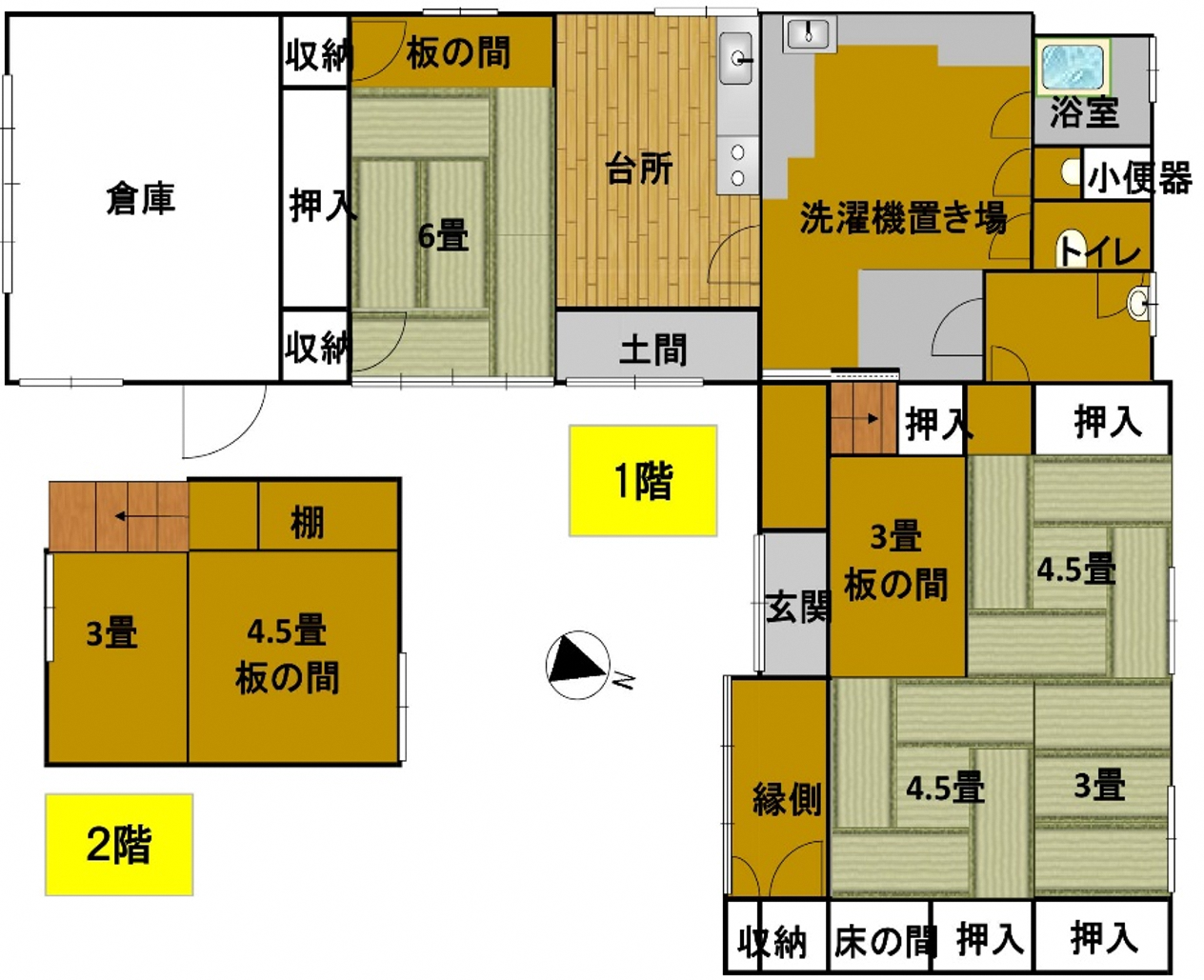 Floor plan for Empty home in Japan