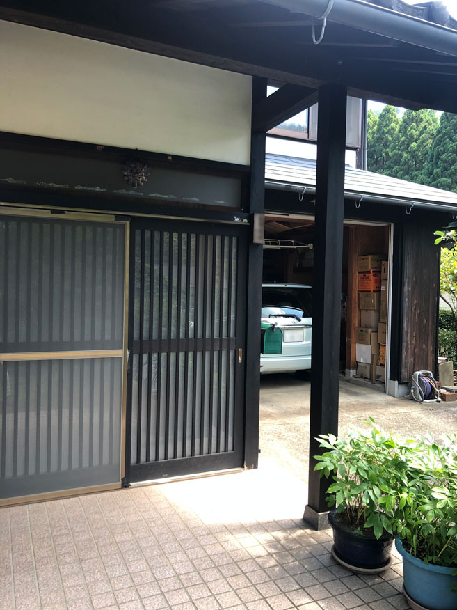 2000s wood house on a large plot in Miyama, Nantan