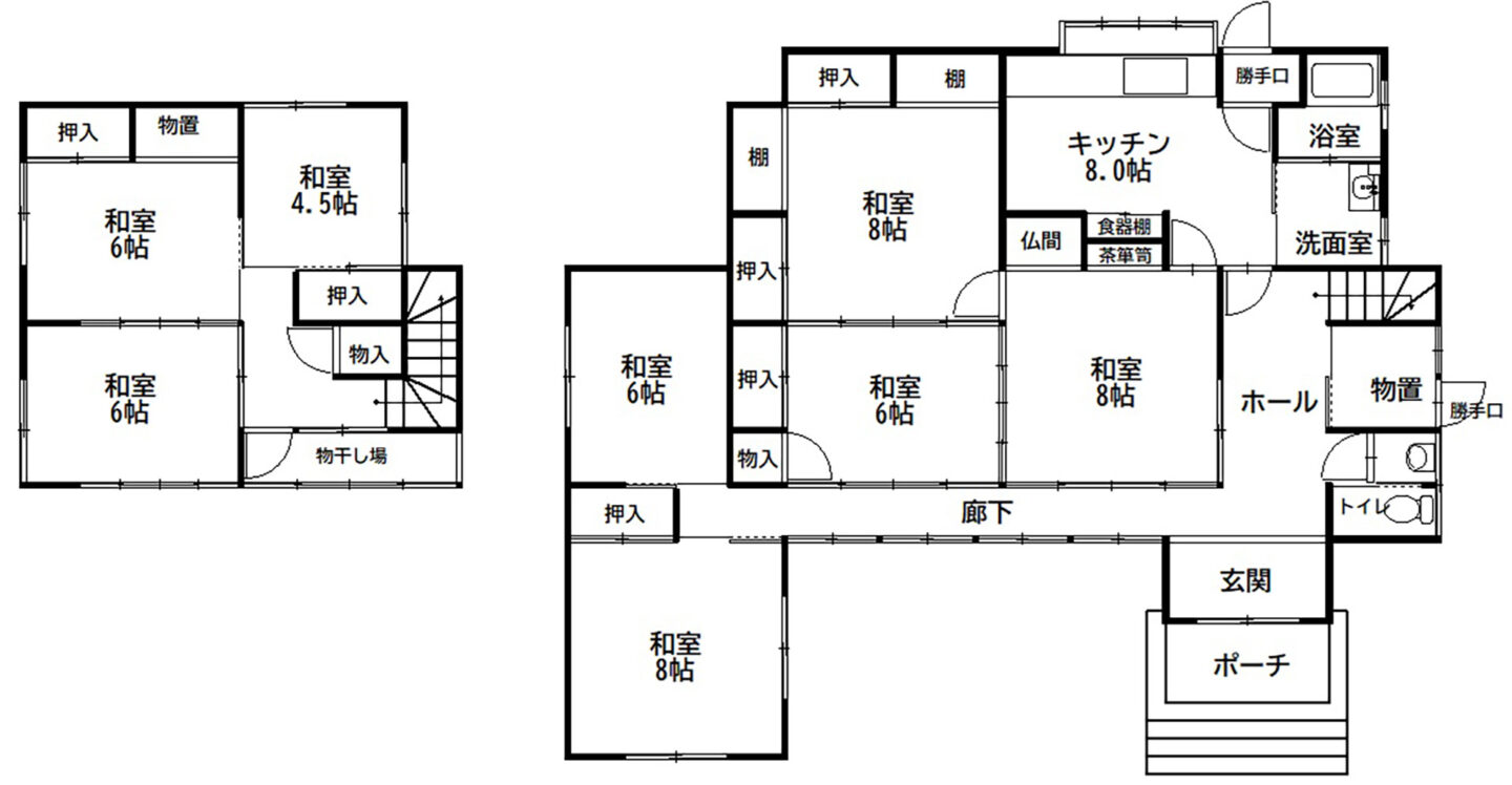 1980s wood house on a large plot in Yamagata