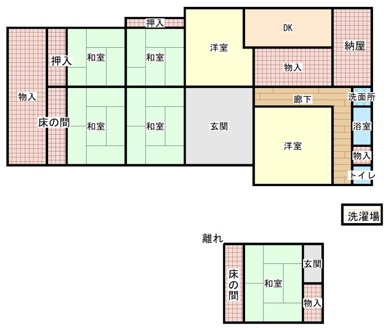 Floor plan for Wood house in Gifu