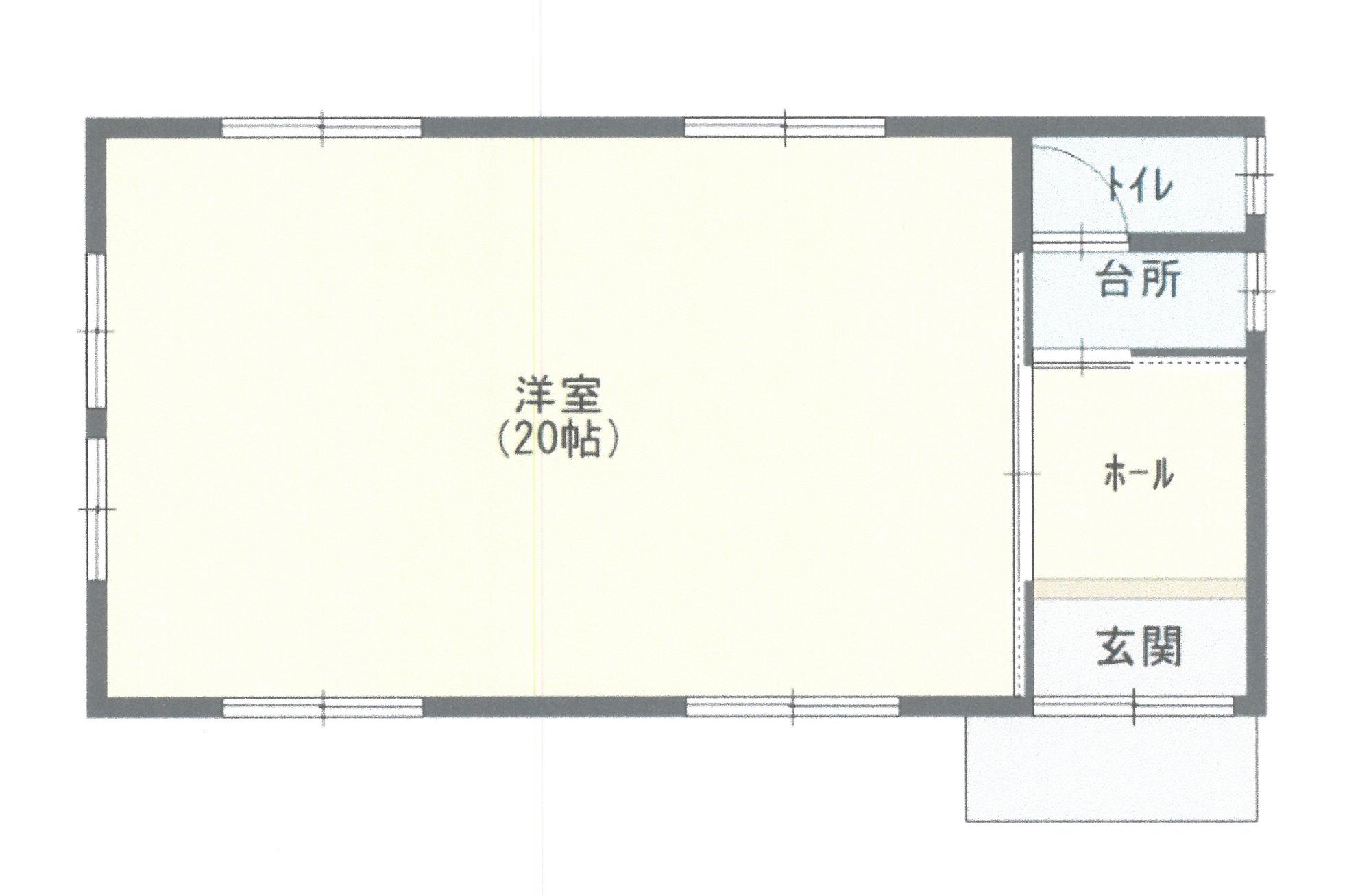 Floor plan for A property on an attractive elevated area where home gardening is possible