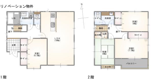 Floor plan for Wood house in Fukui