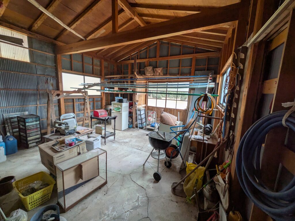 1950s wood house with storehouses in Nara