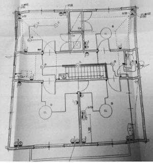 Floor plan for 1990s wood house in Niigata