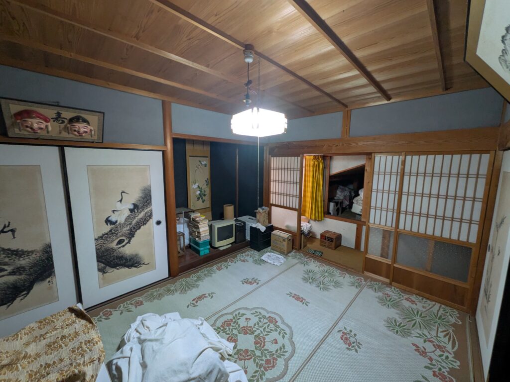 1950s wood house with storehouses in Nara