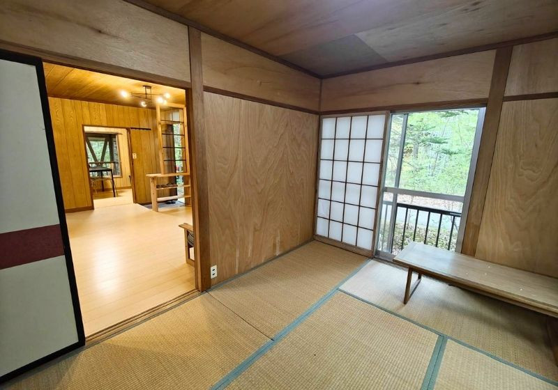 Wood house in Gunma
