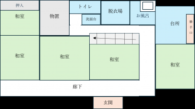 Floor plan for Empty home in Japan