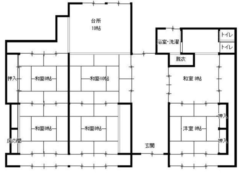 Floor plan for Property 128 (Shimohira Area)