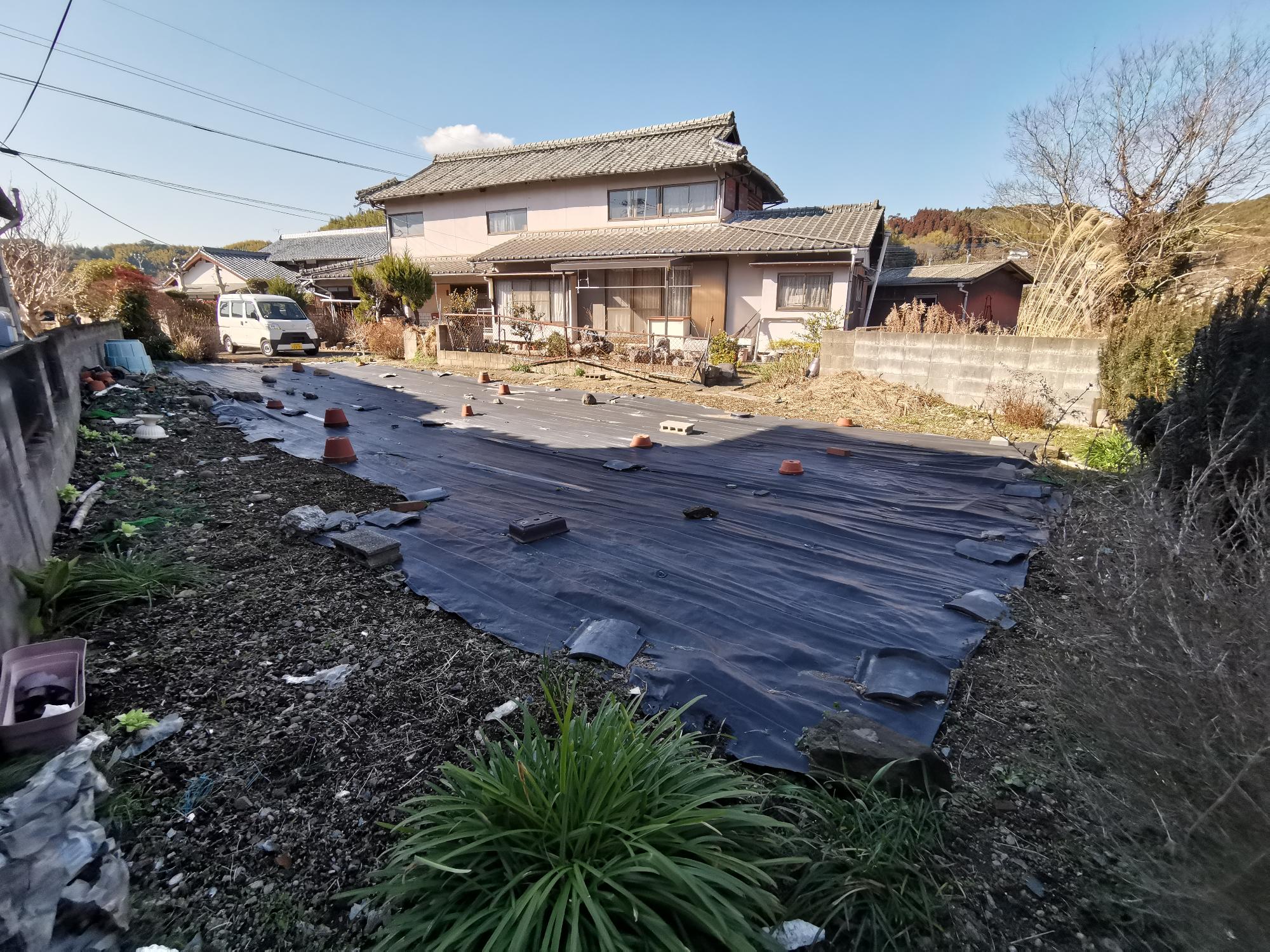 1920s wood house with storehouses in Fukuoka
