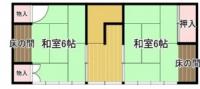 Floor plan for Wood house on a large plot in Niigata