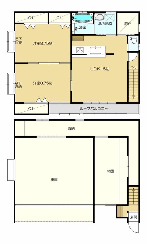 Floor plan for Empty home in Japan