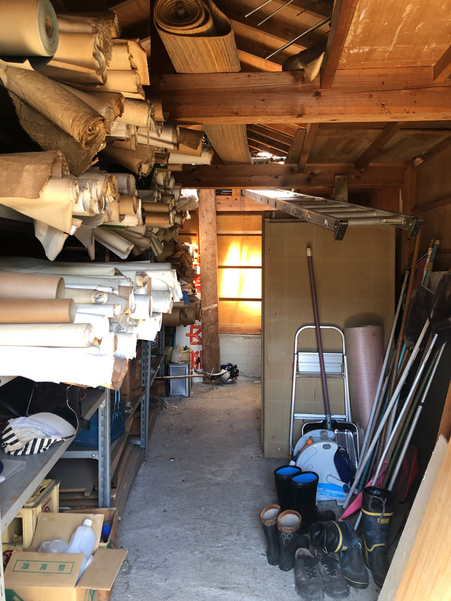 1980s wood house with outbuildings in Miyama, Nantan