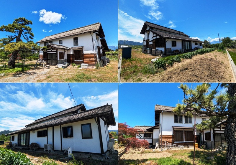 Wood house on a large plot in Yamanashi