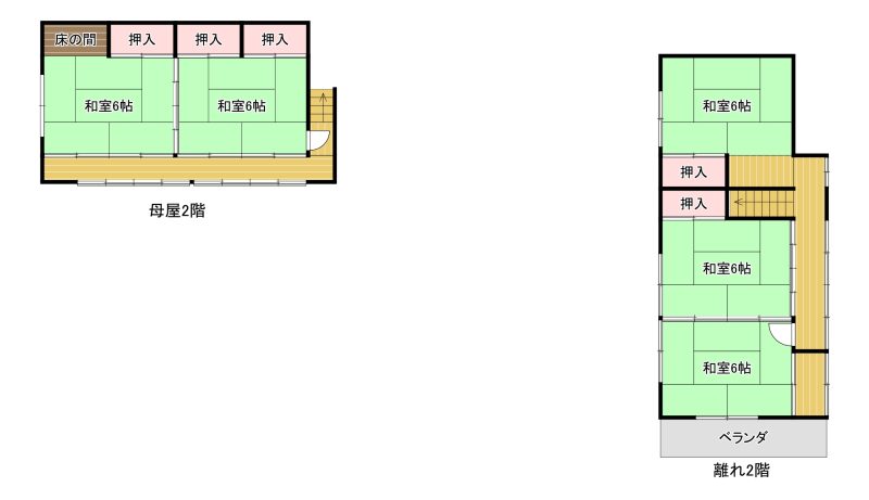 Floor plan for 1960s wood house on a large plot in Iwate