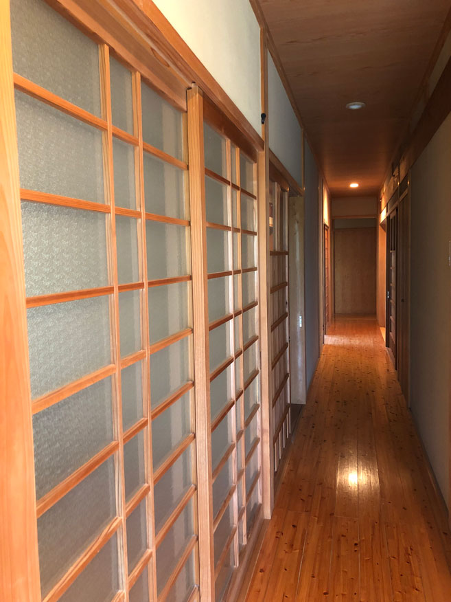 2000s wood house on a large plot in Miyama, Nantan