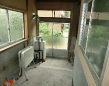 Wood house on a large plot in Niigata