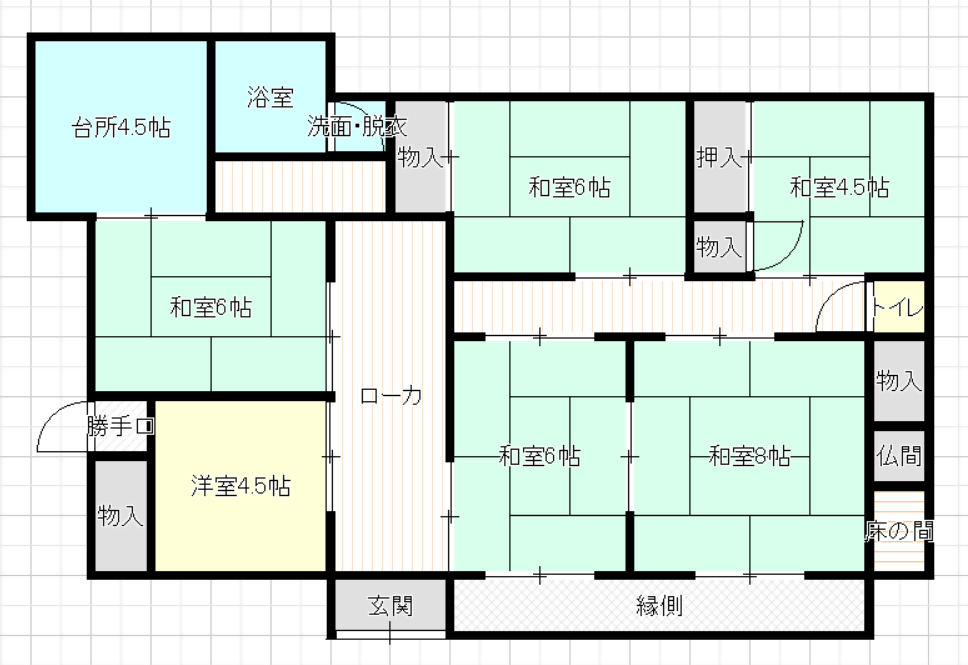 Floor plan for House in Oita