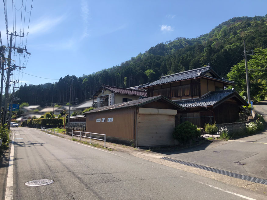 1980s wood house with outbuildings in Miyama, Nantan