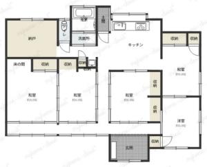 Floor plan for [Akiya Bank No. 39] Nakatsugawa [VR Virtual Viewing Available]