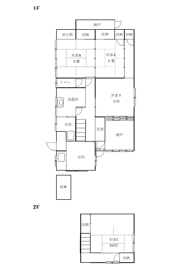 Floor plan for Empty home in Japan
