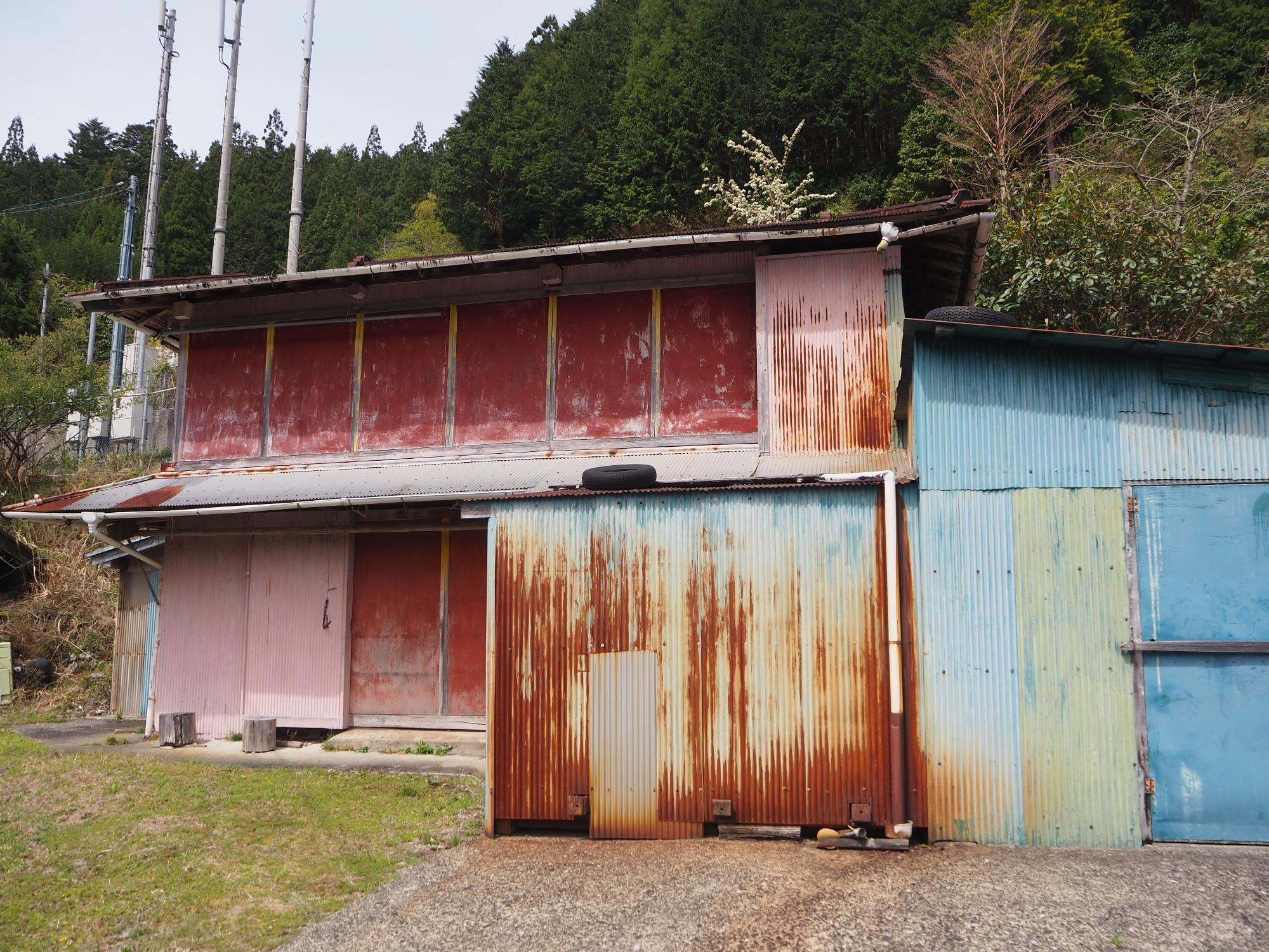 1960s wood house with outbuildings in Tokushima